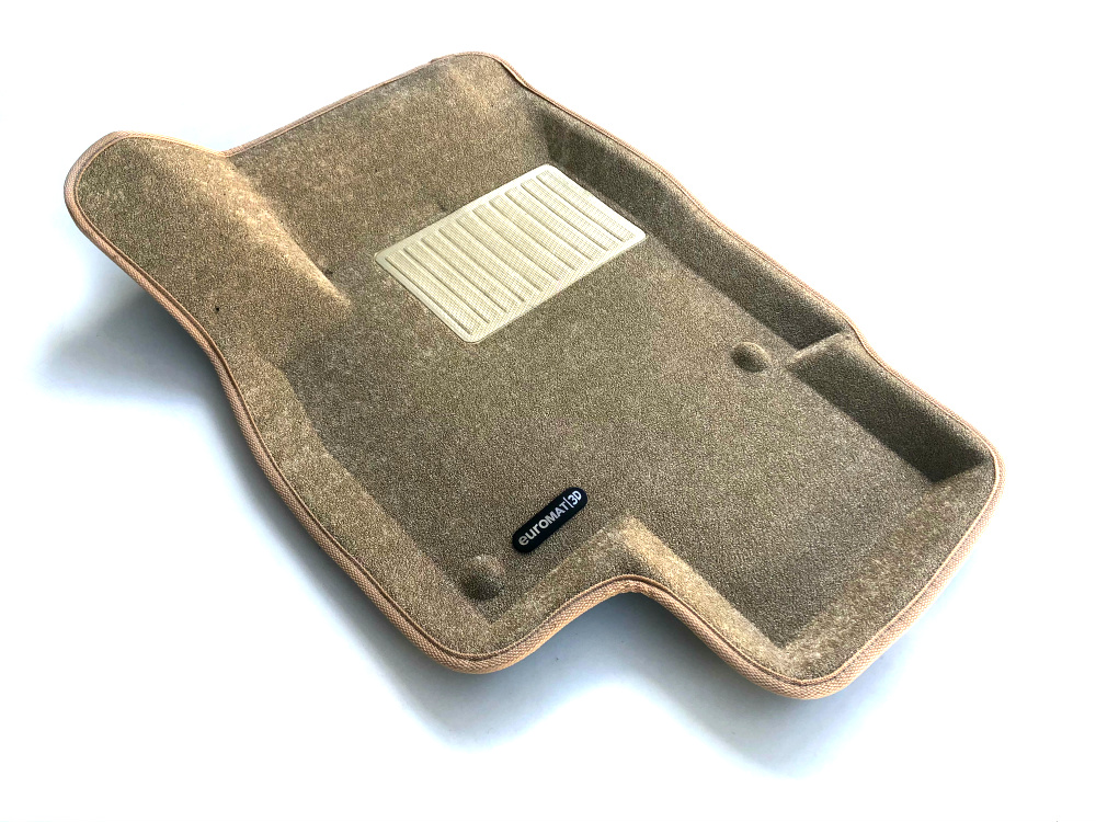 Коврики салона текст. 3D euro-std VOLKSWAGEN Tiguan (2017-) (Укороченные) (БЕЖ) (EMC3D) NP1